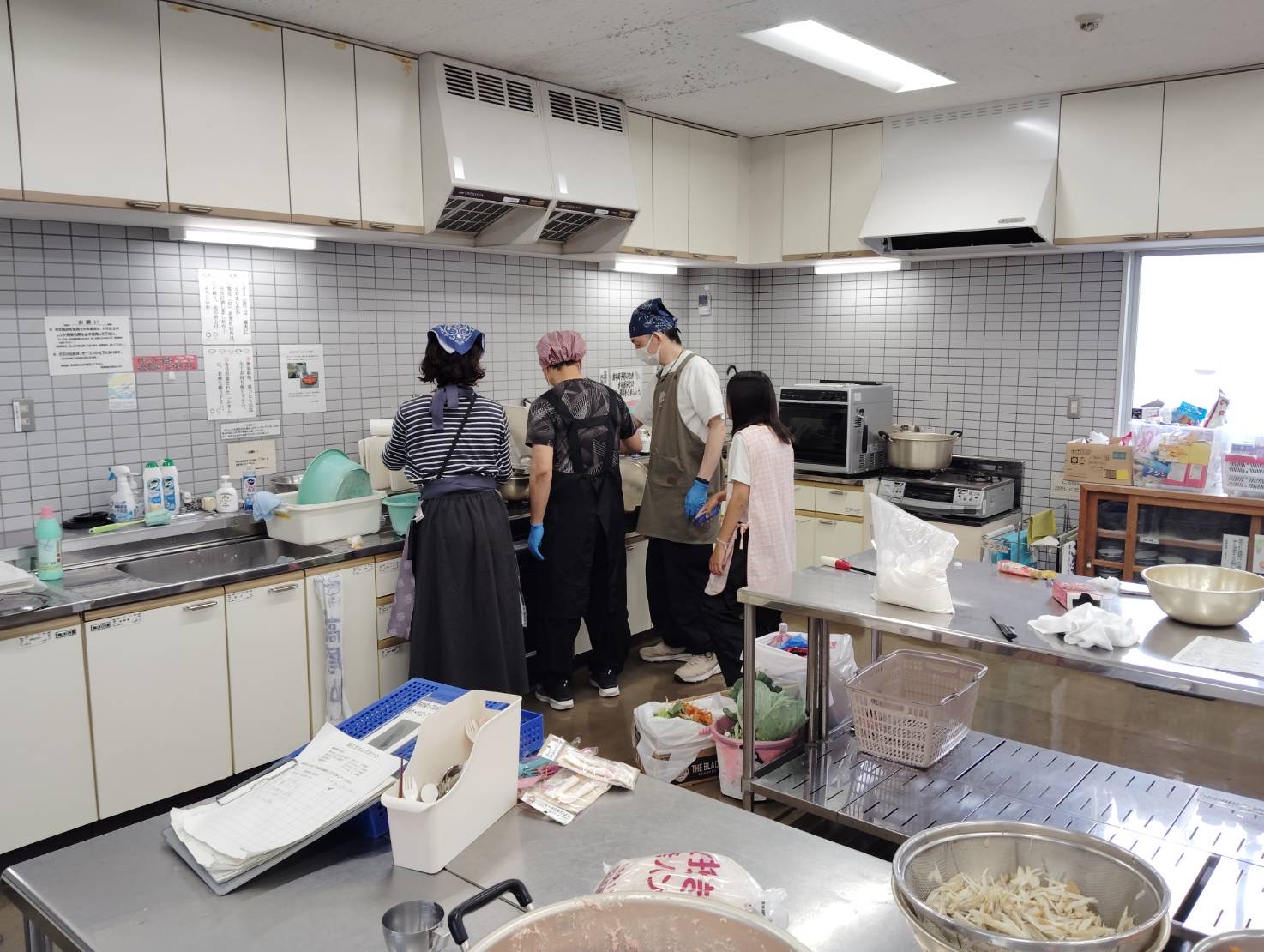 作っている様子１